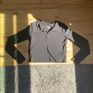 Hollister waffle knit top